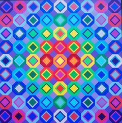 Victor Vasarely  « Aiguières au Vasarely » 1974