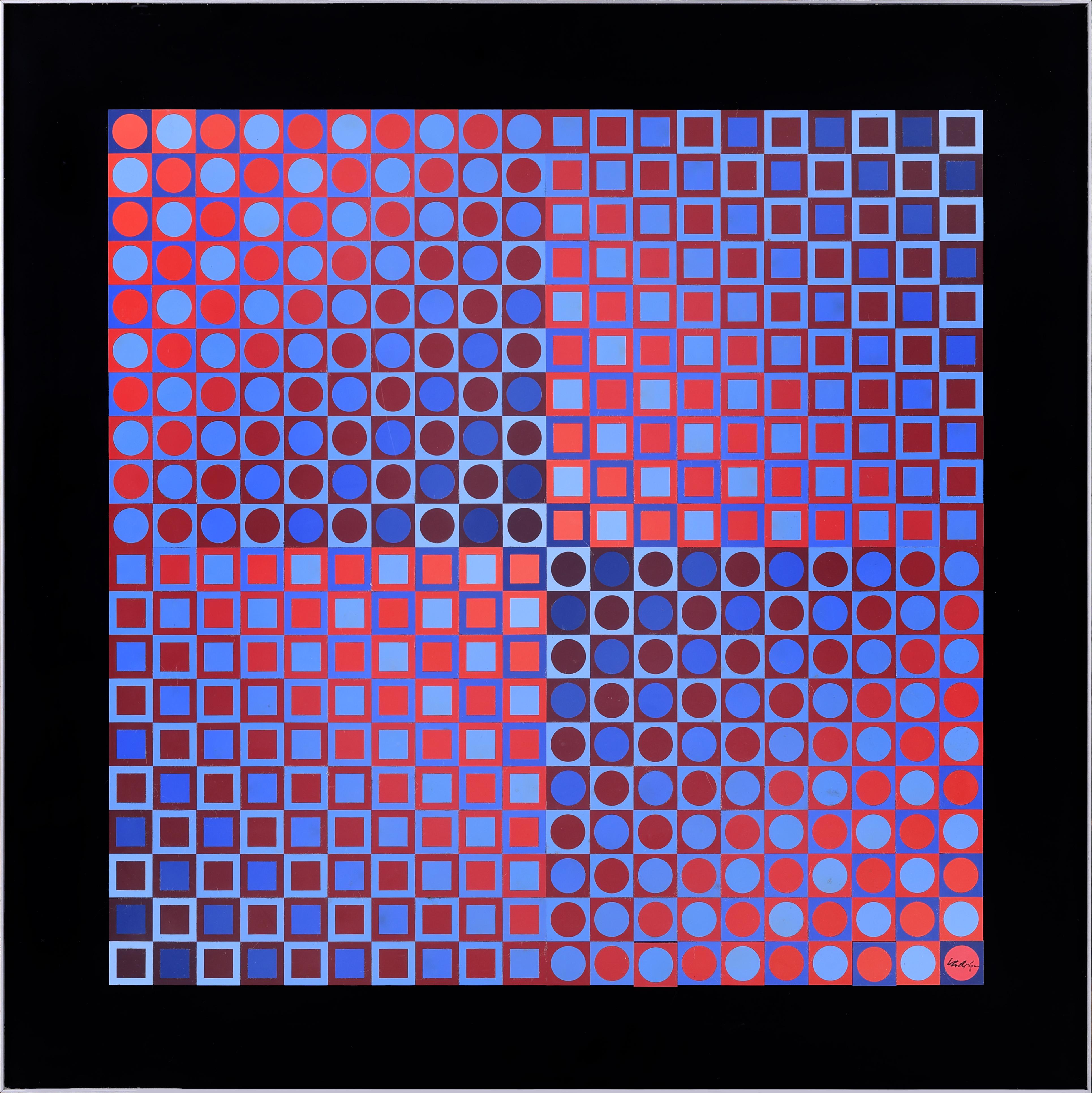 Victor Vasarely: BOGLAR, Basf Luran on aluminum