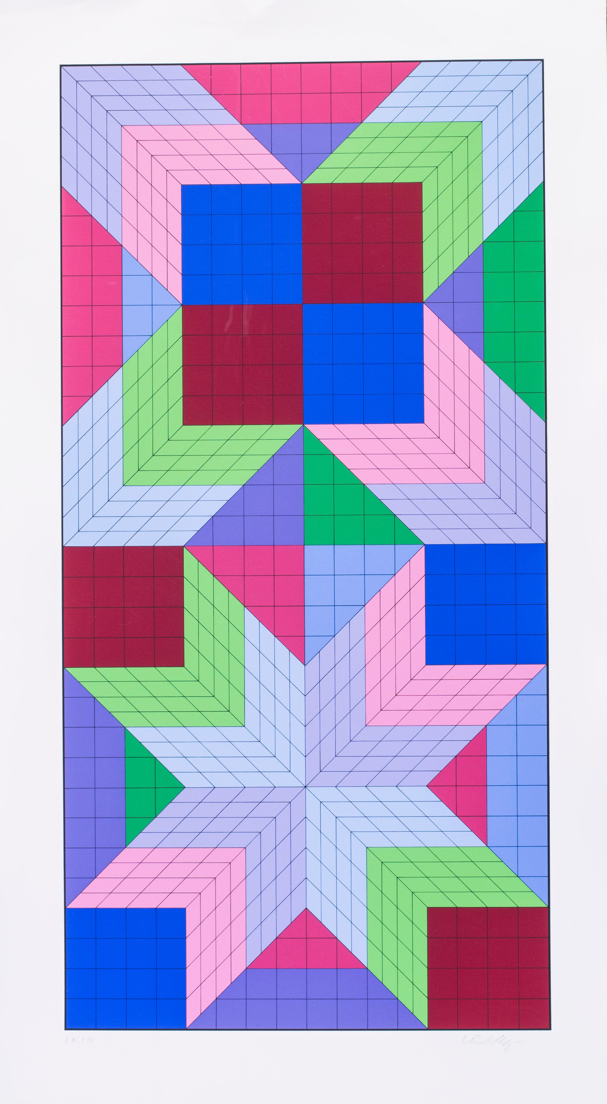 Victor Vasarely, Door, 1982 For Sale 5