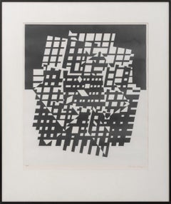 Victor Vasarely "Ixion" Serigraph, ca. 1955