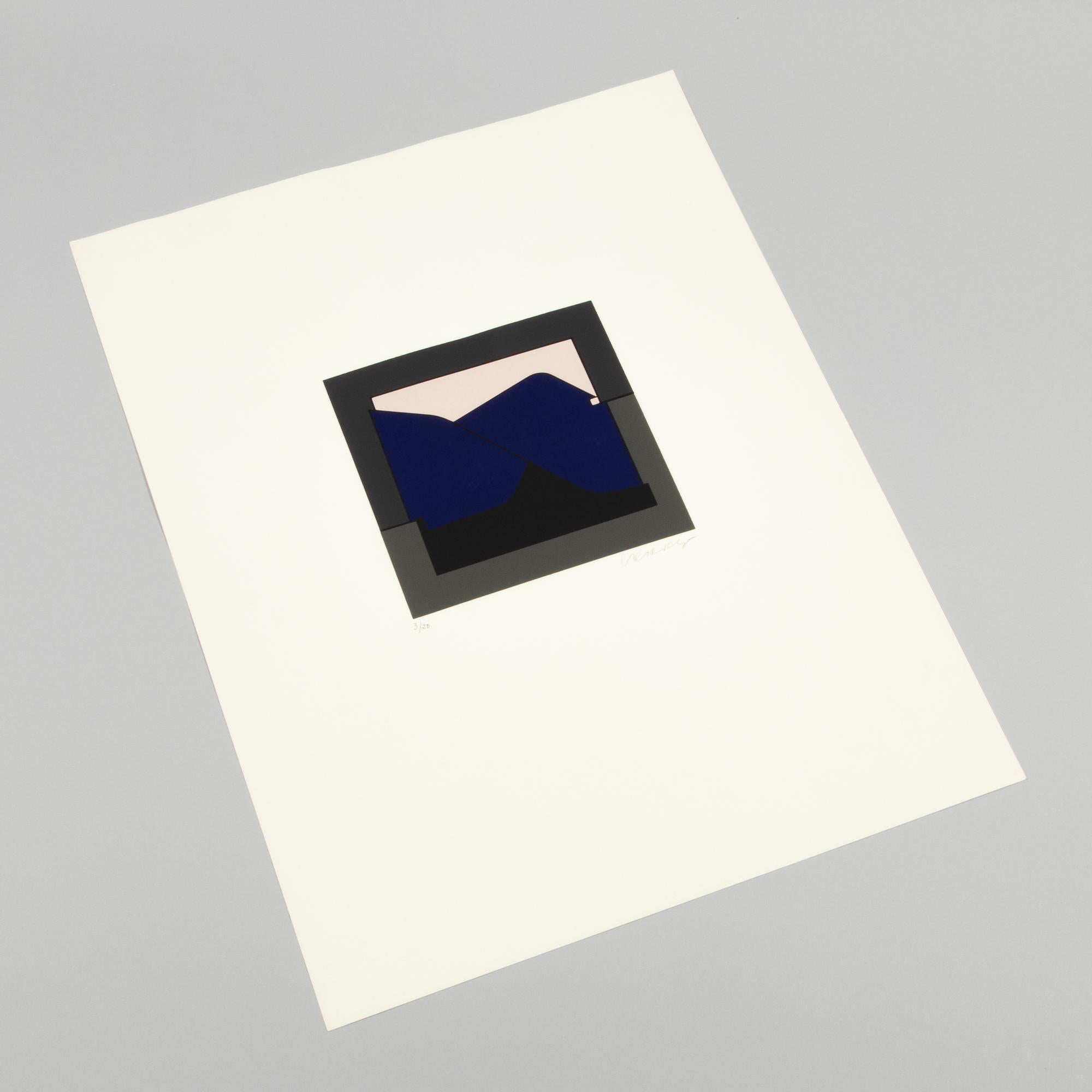 Victor Vasarely, Kandahar I - Serigrafia del 1955, Op Art, Stampa firmata in vendita 4