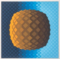 Victor Vasarely "Koskota" Siebdruck, 1976