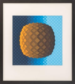 Victor Vasarely "Koskota" Siebdruck, 1976