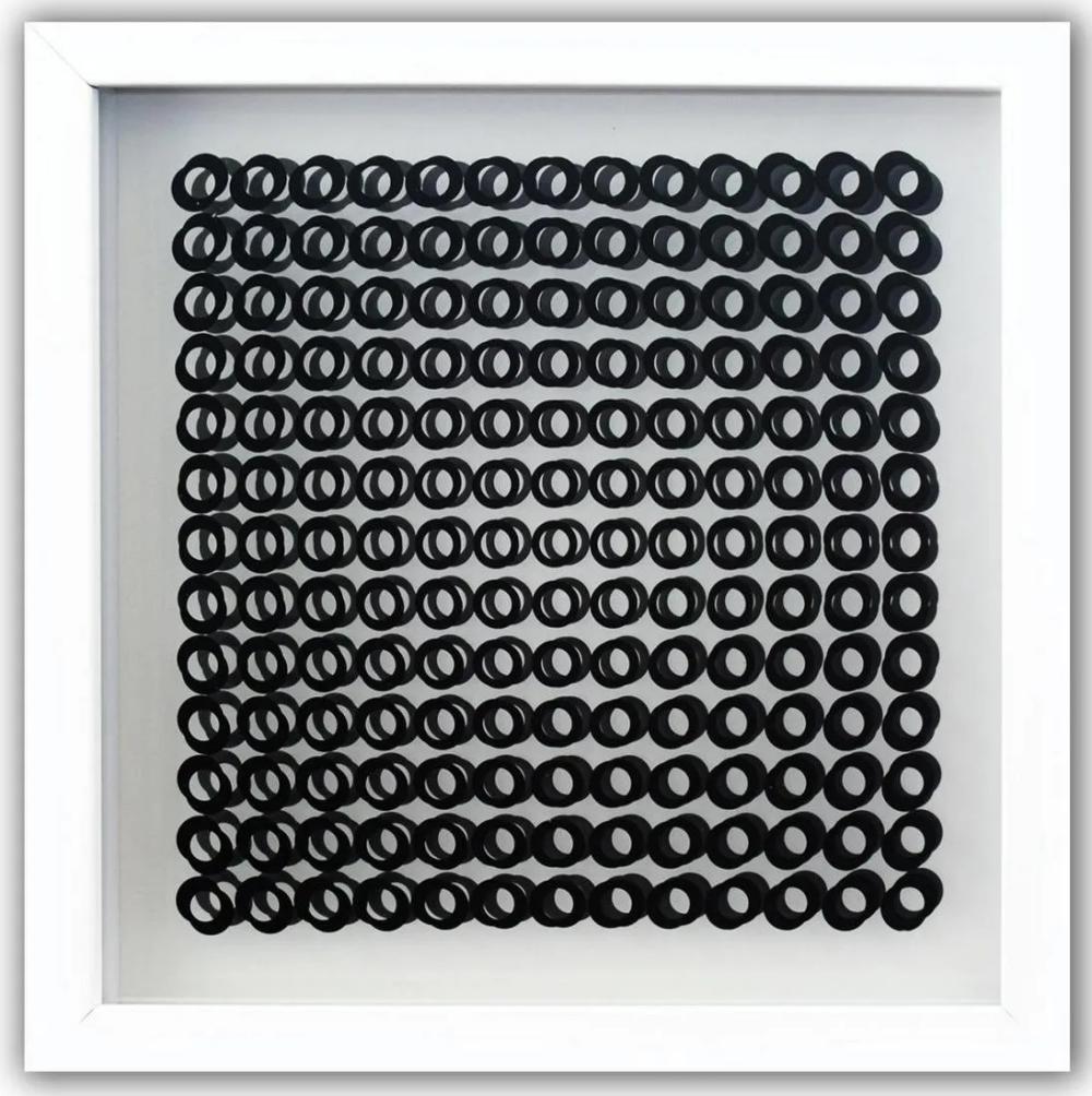 Victor Vasarely Interior Print - VICTOR VASARELY - OEUVRES PROFONDES CINETIQUES - 1973