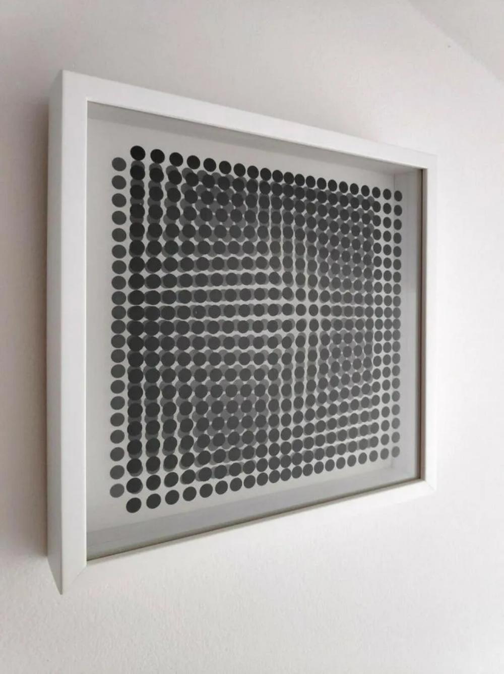 VICTOR VASARELY - OEUVRES PROFONDES CINETIQUES I - 1973 - Print by Victor Vasarely