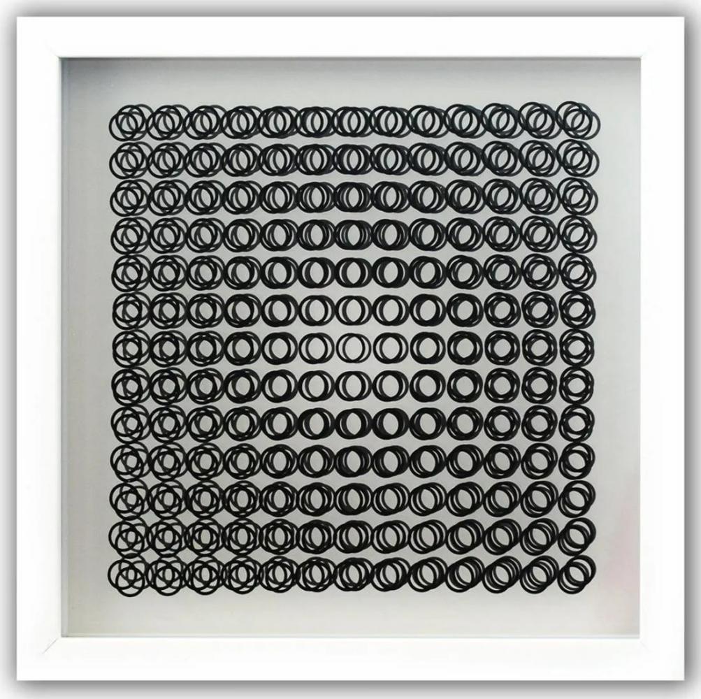 VICTOR VASARELY - OEUVRES PROFONDES CINETIQUES VI - 1973 - Print by Victor Vasarely