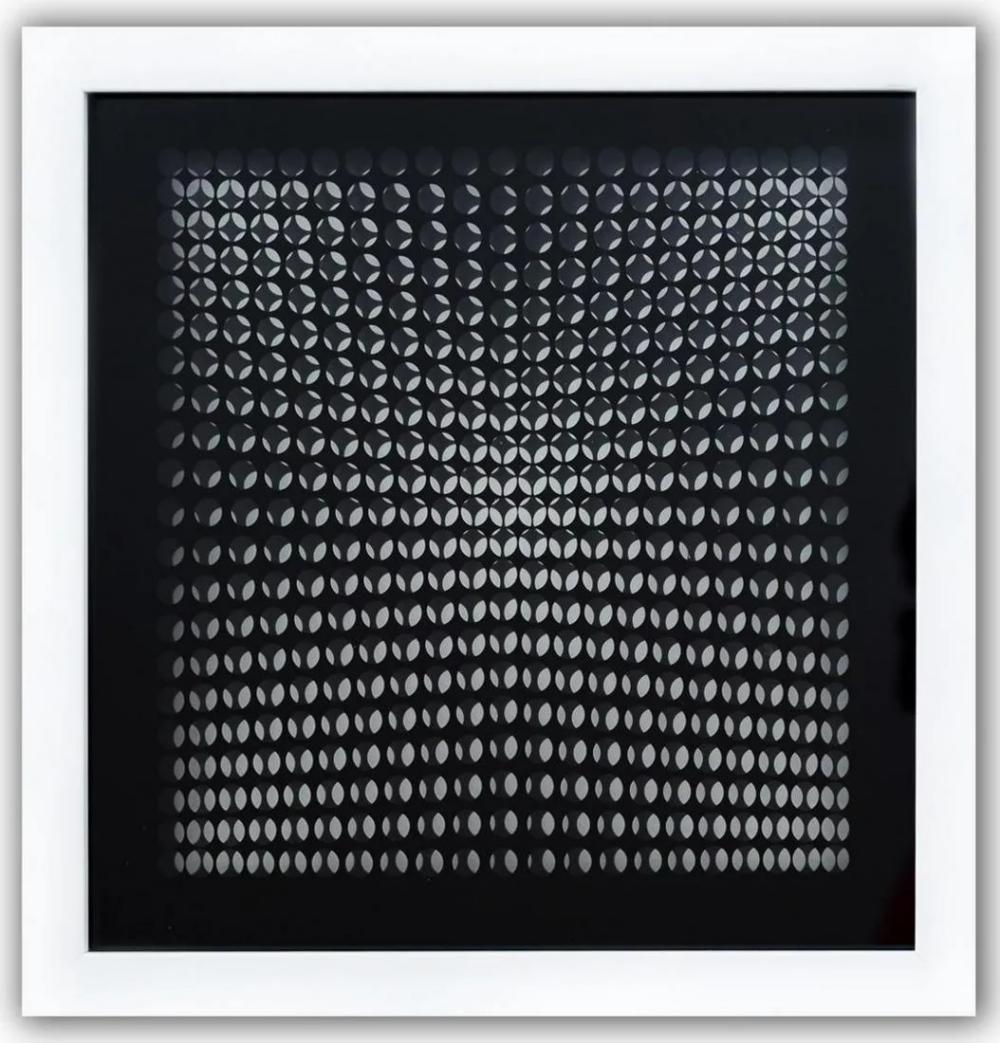 VICTOR VASARELY - OEUVRES PROFONDES CINETIQUES VII - Print by Victor Vasarely