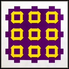 Victor Vasarely Original Color Silkscreen Signed Modern Constellation Artwork