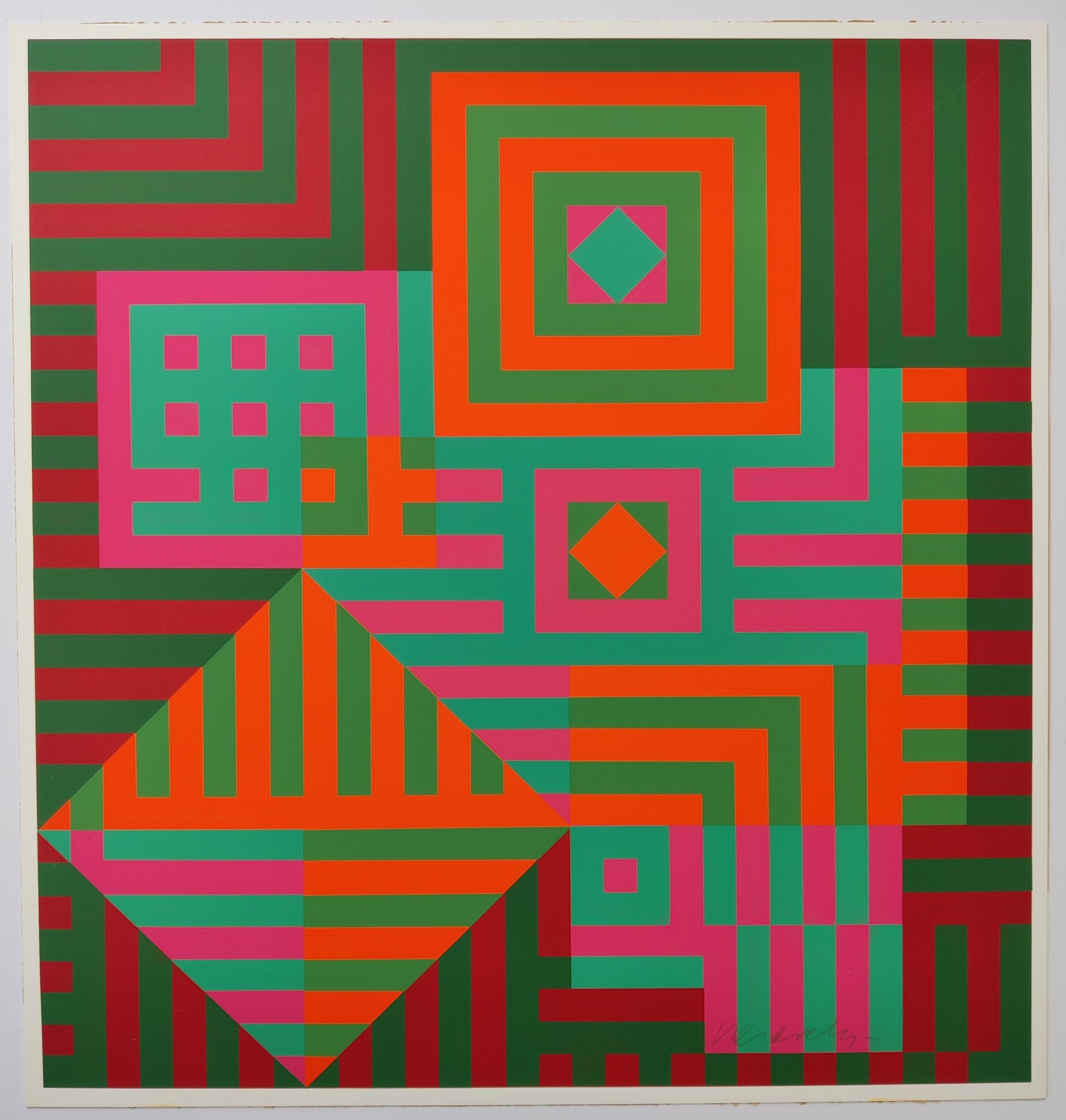 Victor Vasarely -- Planetarische Folklore 10