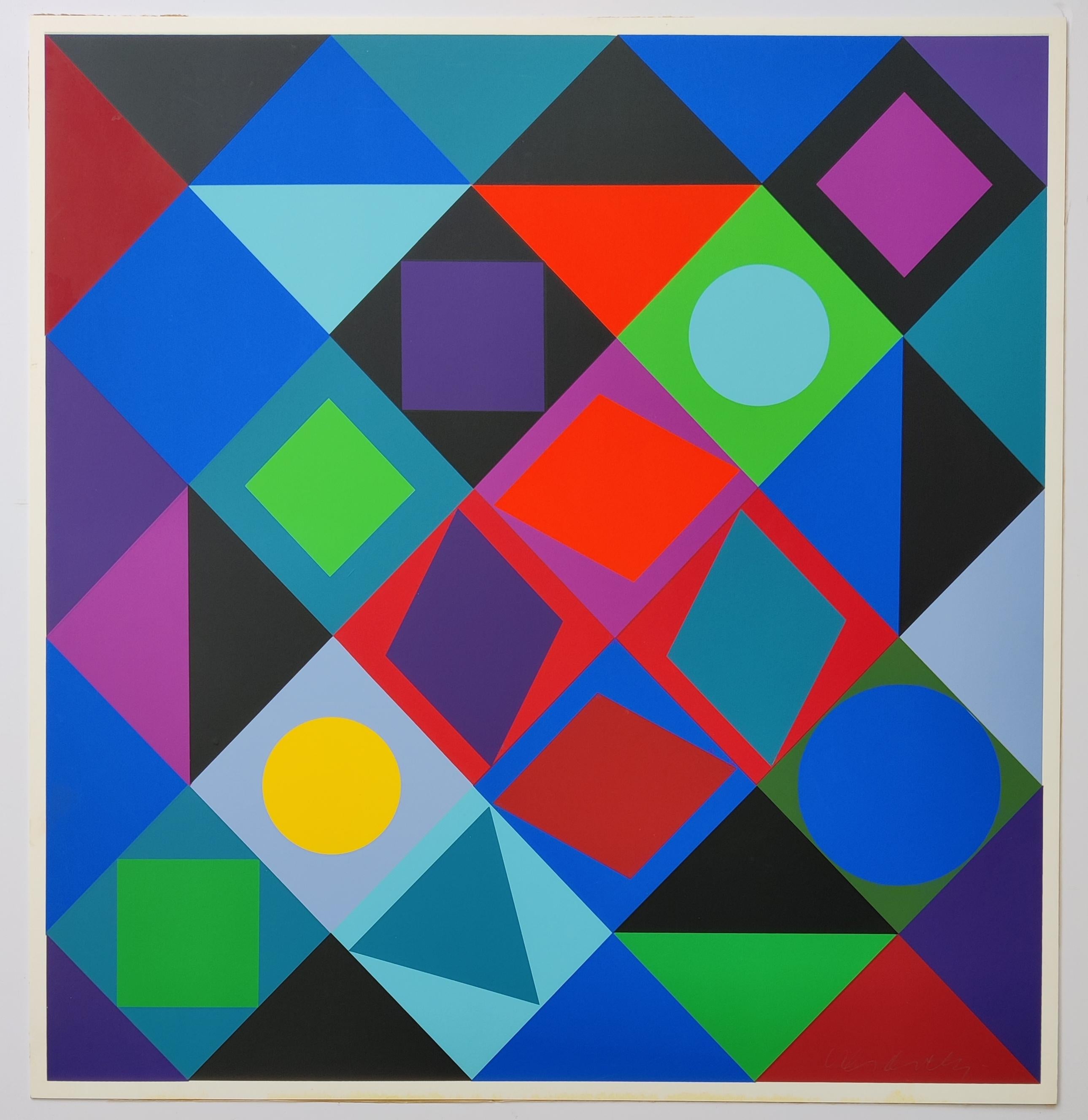 Victor Vasarely -- Planetarische Folklore 16
