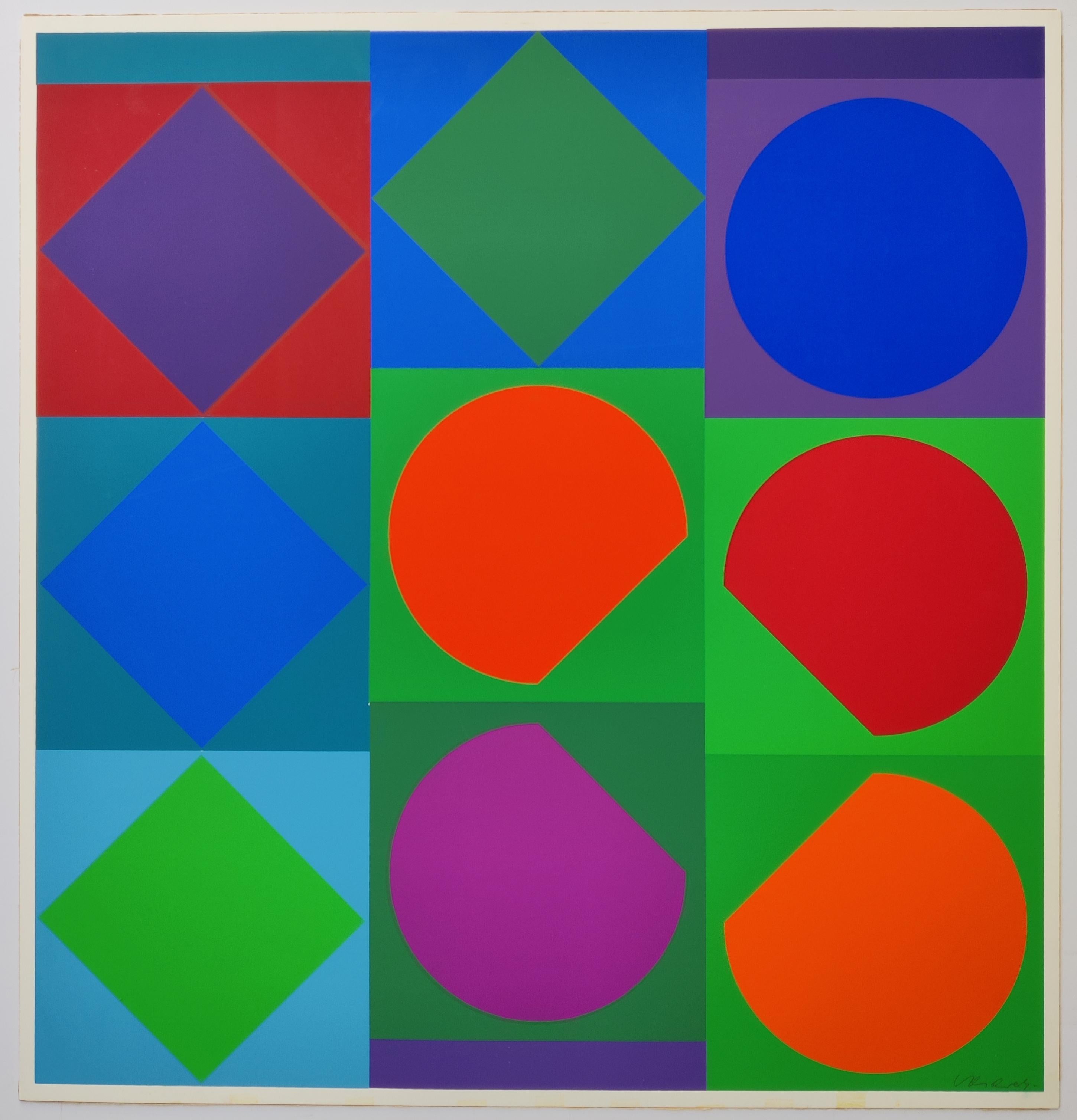 Victor Vasarely -- Planetarische Folklore 1
