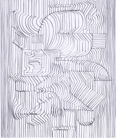 Victor Vasarely signed screen print 'Gordium', circa 1951
