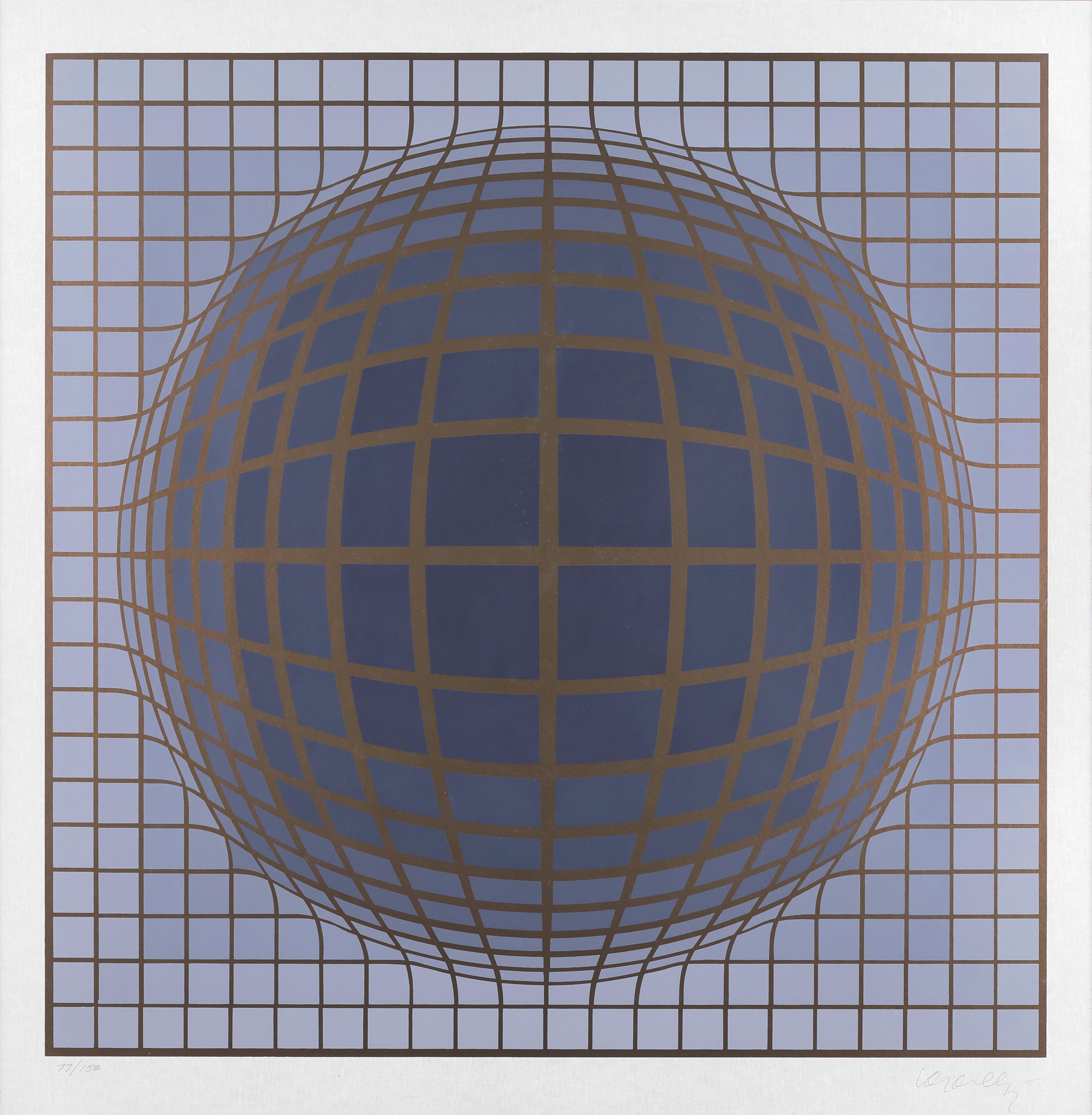 Victor Vasarely: Untitled Lithograph