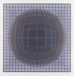 Victor Vasarely - Victor Vasarely: Untitled Lithograph Victor Vasarely: Untitled Lithograph