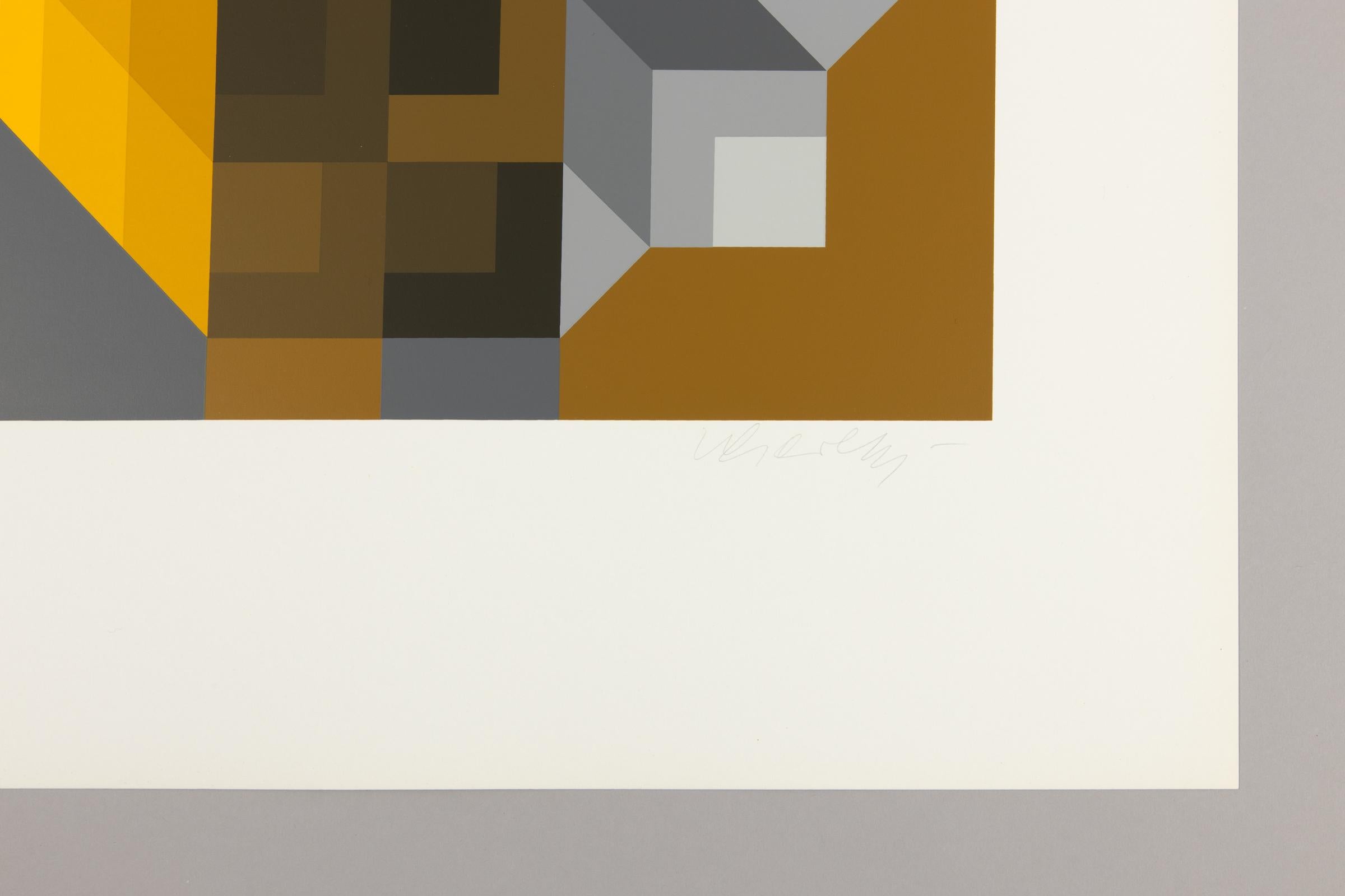 Victor Vasarely, Senza titolo (Spiegel 70) - Serigrafia firmata, Op Art, 1970 in vendita 3