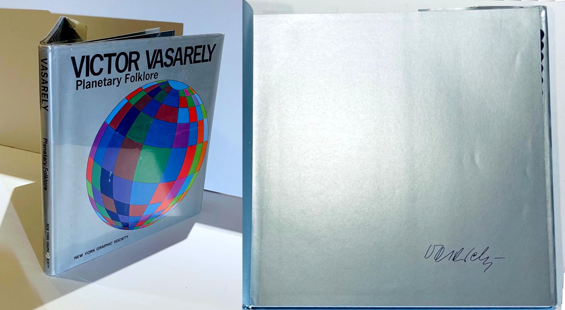 Vintage Hardback Monograph: Planetary Folklore (Hand signed by Victor Vasarely)