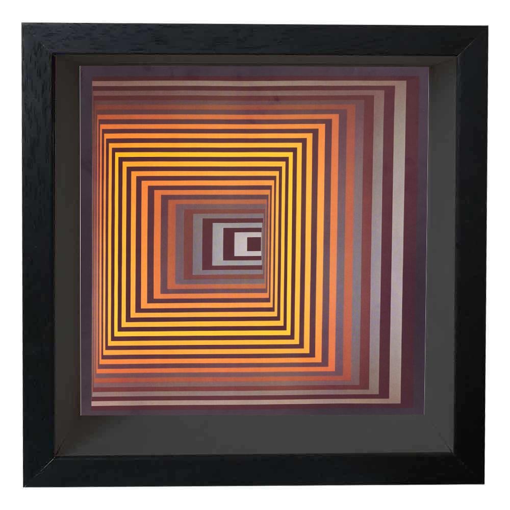 Vonal - Print by Victor Vasarely
