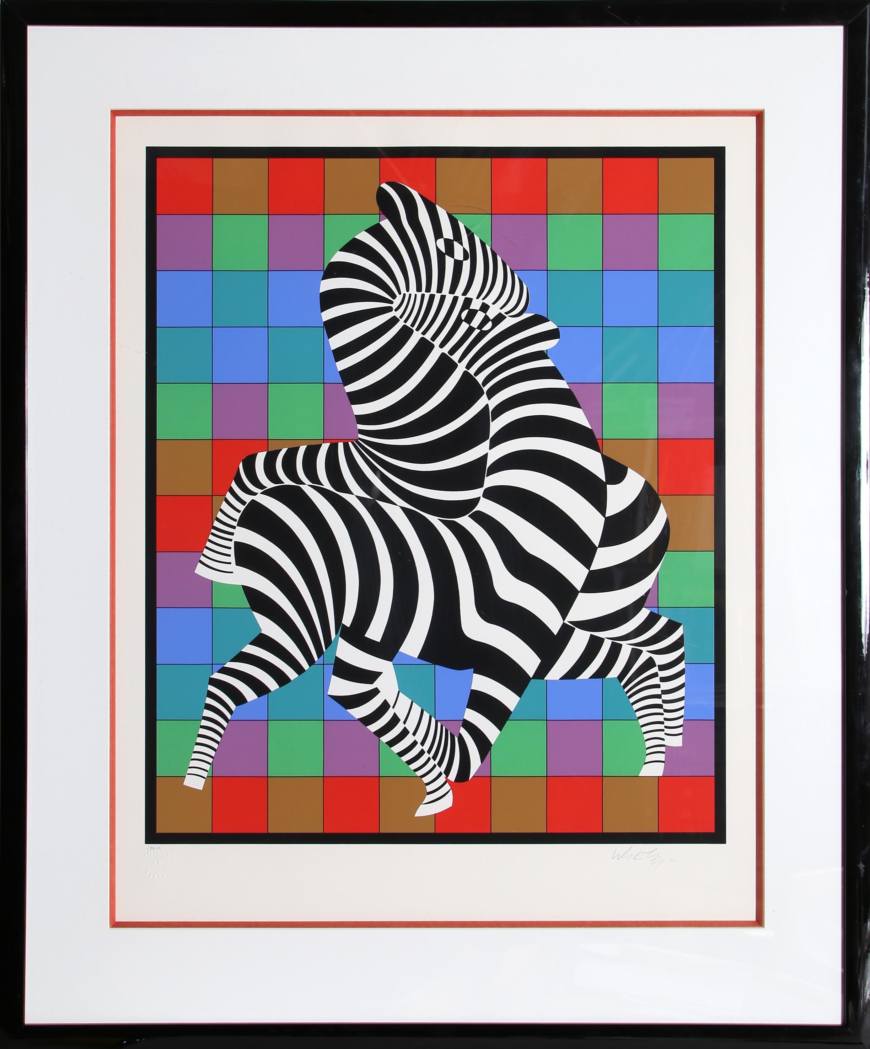 Animal Print Victor Vasarely - Zèbre Zambo