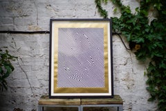 Zere Print- Vasarely, Abstract, Print, Op Art, Contemporary, Zebra