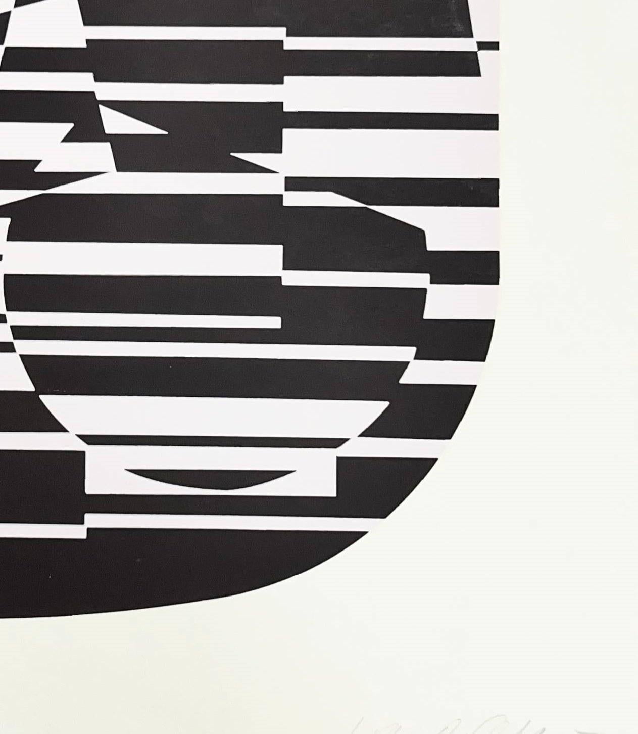 Zeta - Print by Victor Vasarely