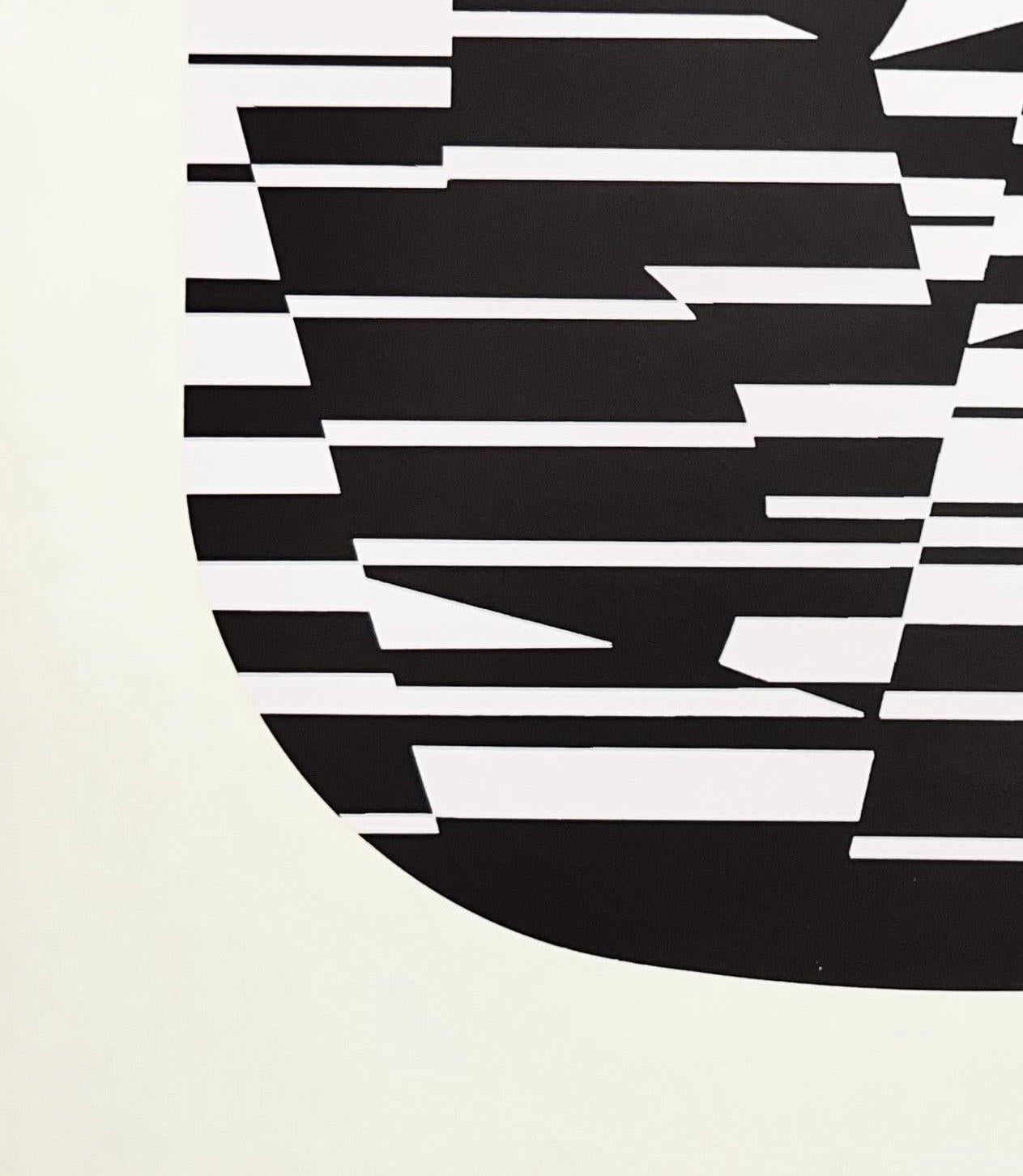Zeta - Op Art Print by Victor Vasarely