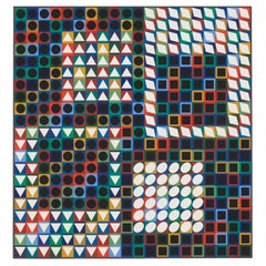 Victor Vasarely screenprint in color M.C.-2 1970