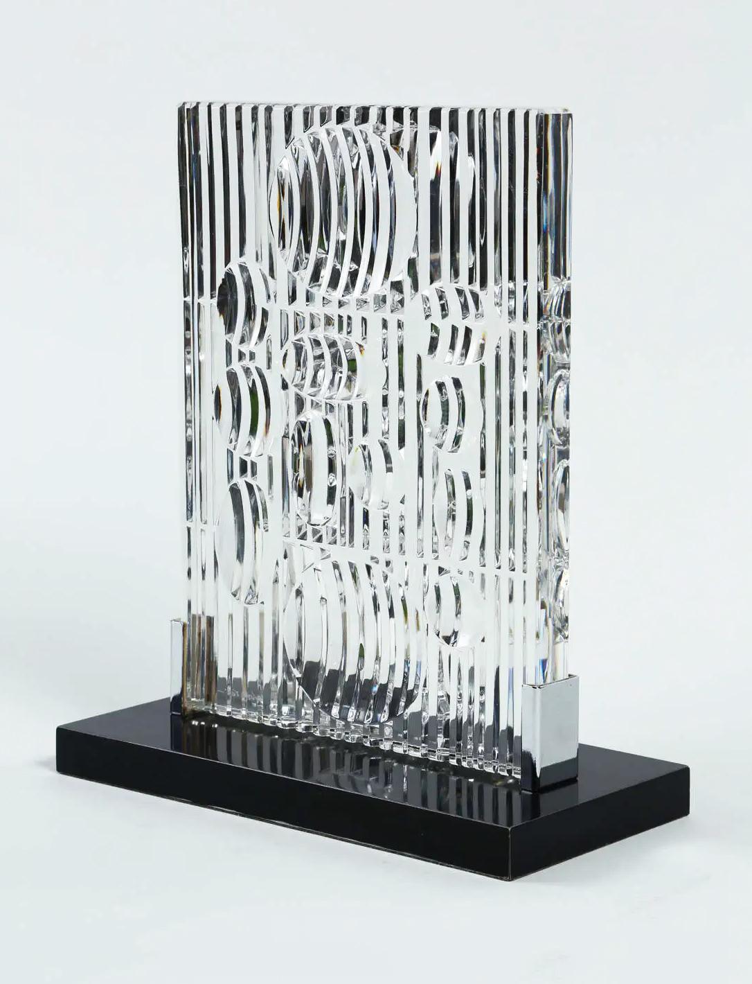 EREBUS (KRISTALSkulptur) – Sculpture von Victor Vasarely