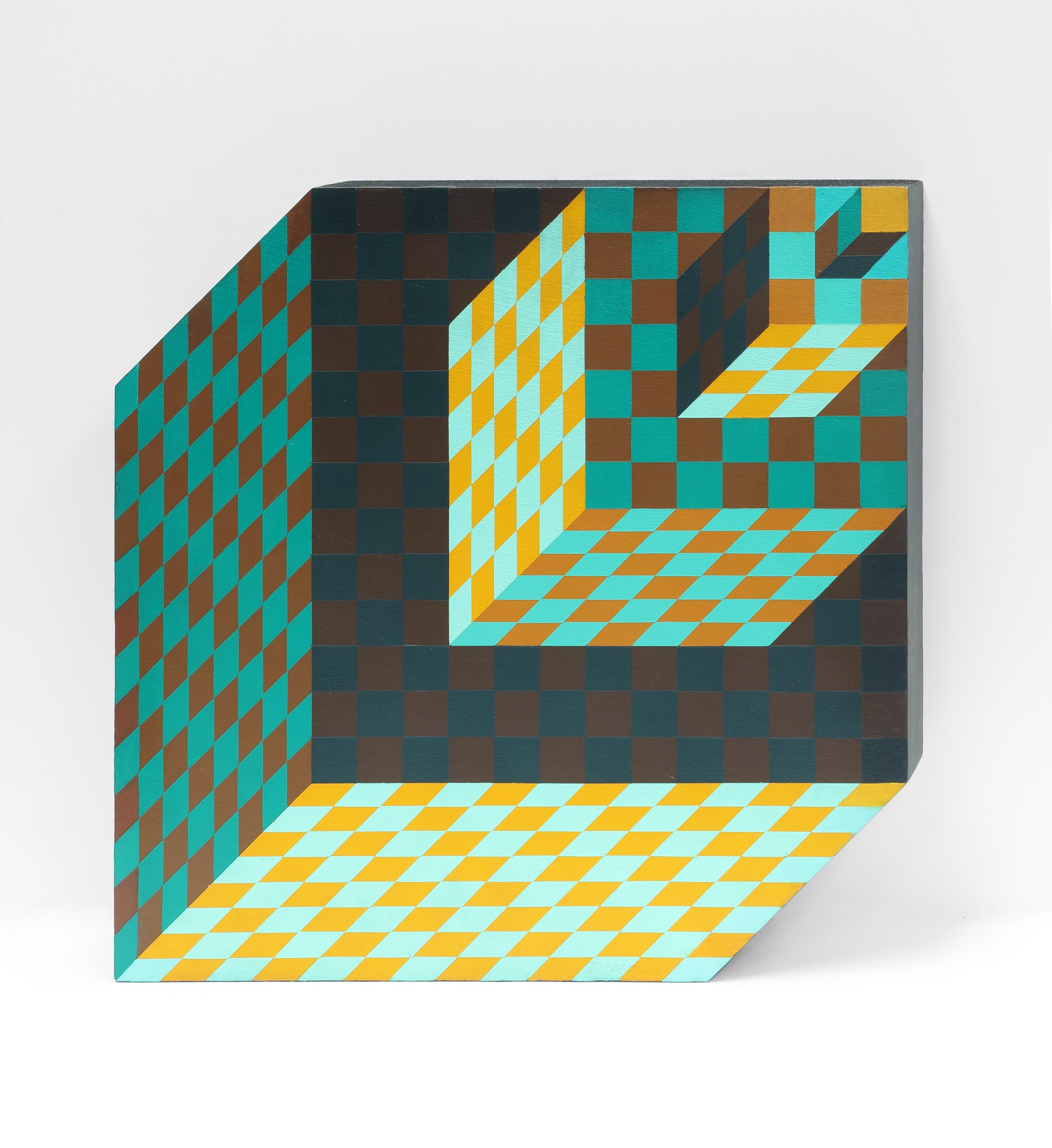 Felhoe - Sculpture by Victor Vasarely