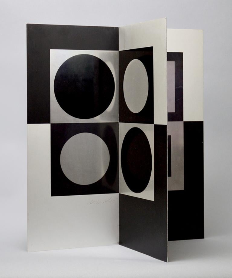 Abstract Sculpture Victor Vasarely - Image-miroir (image miroir), 1965