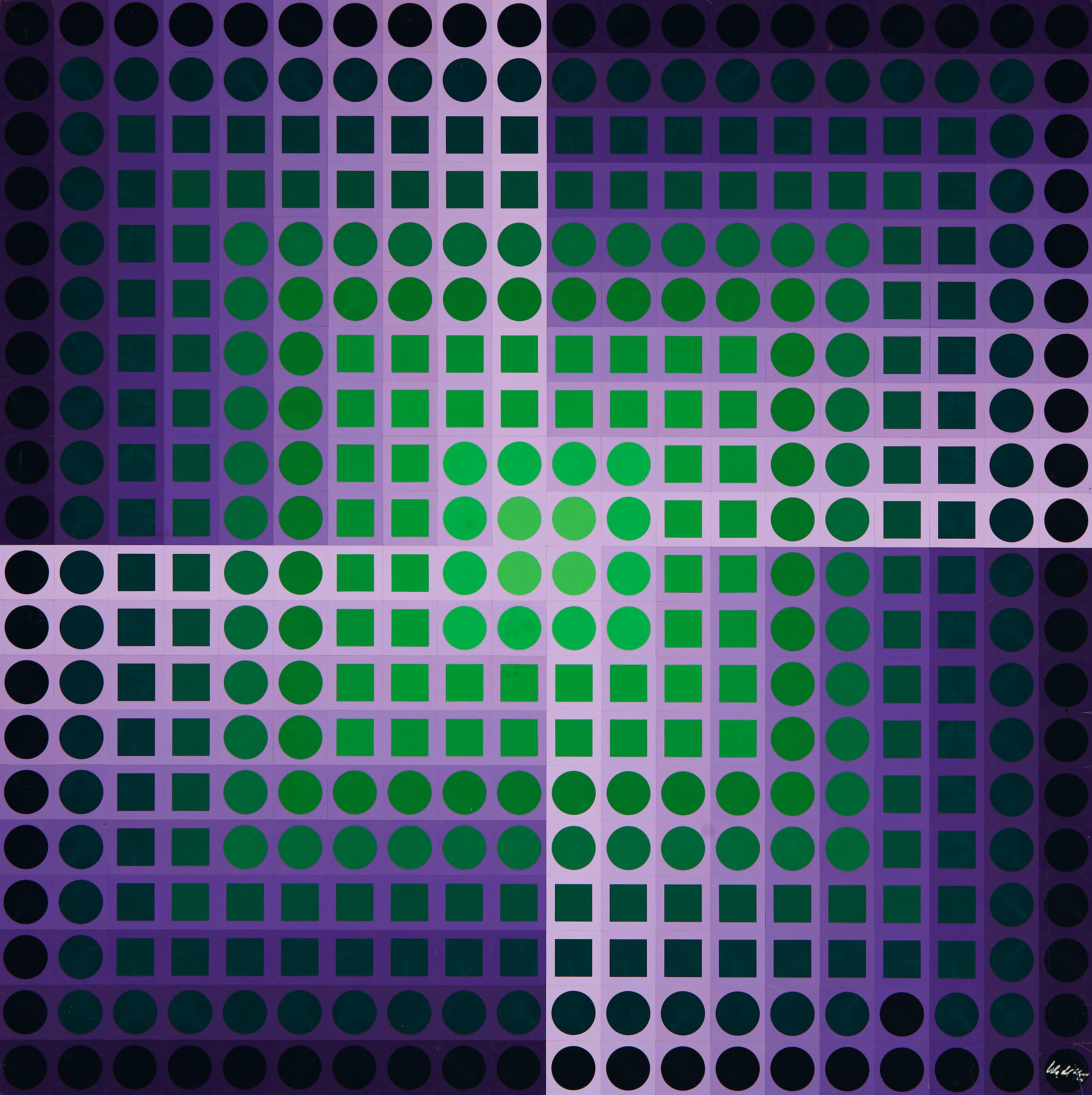 Planetary Participations No 2 - Sculpture by Victor Vasarely