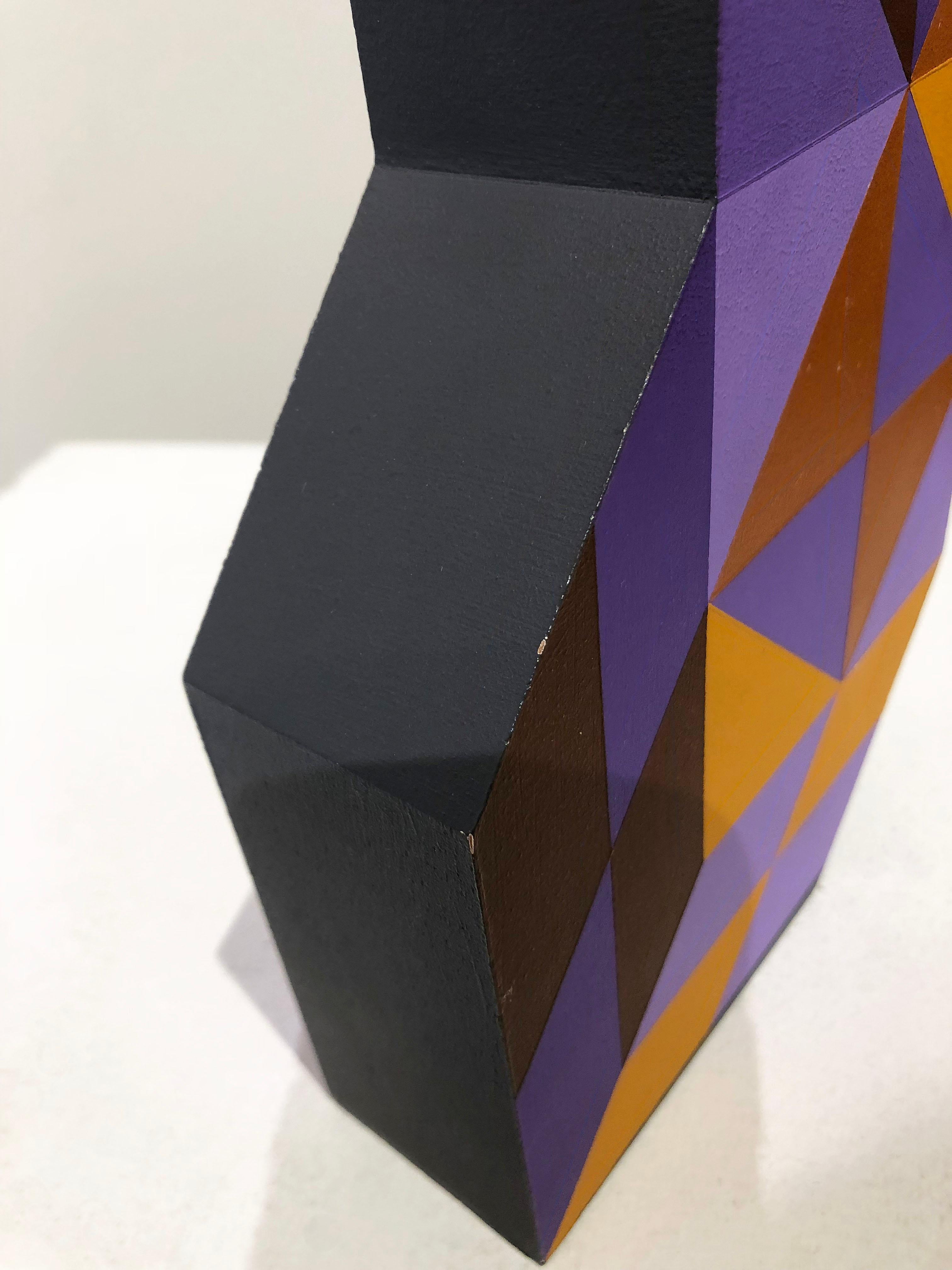 Stele - Op Art Sculpture by Victor Vasarely