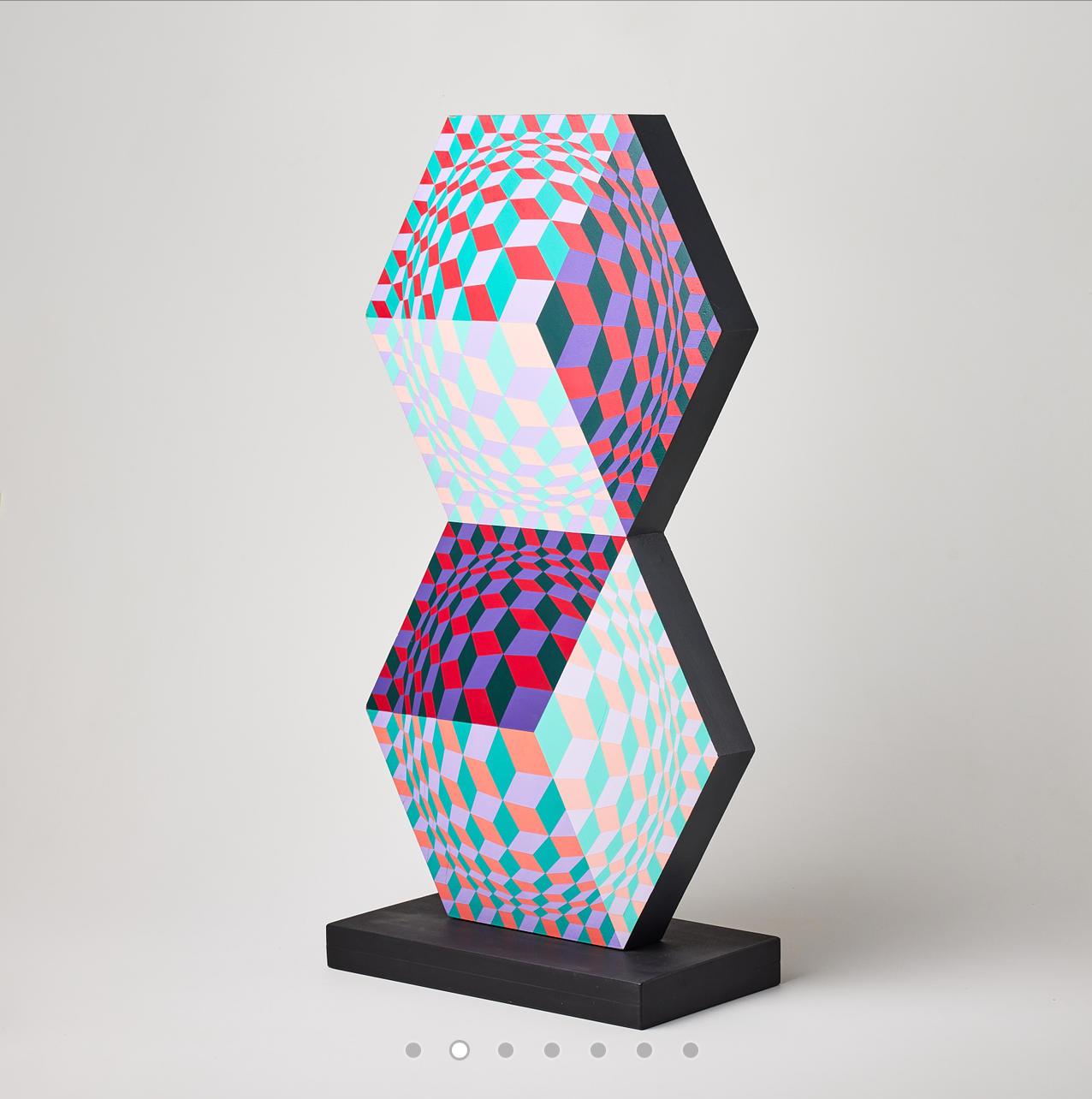 Untitled - Kinetic Sculpture by Victor Vasarely