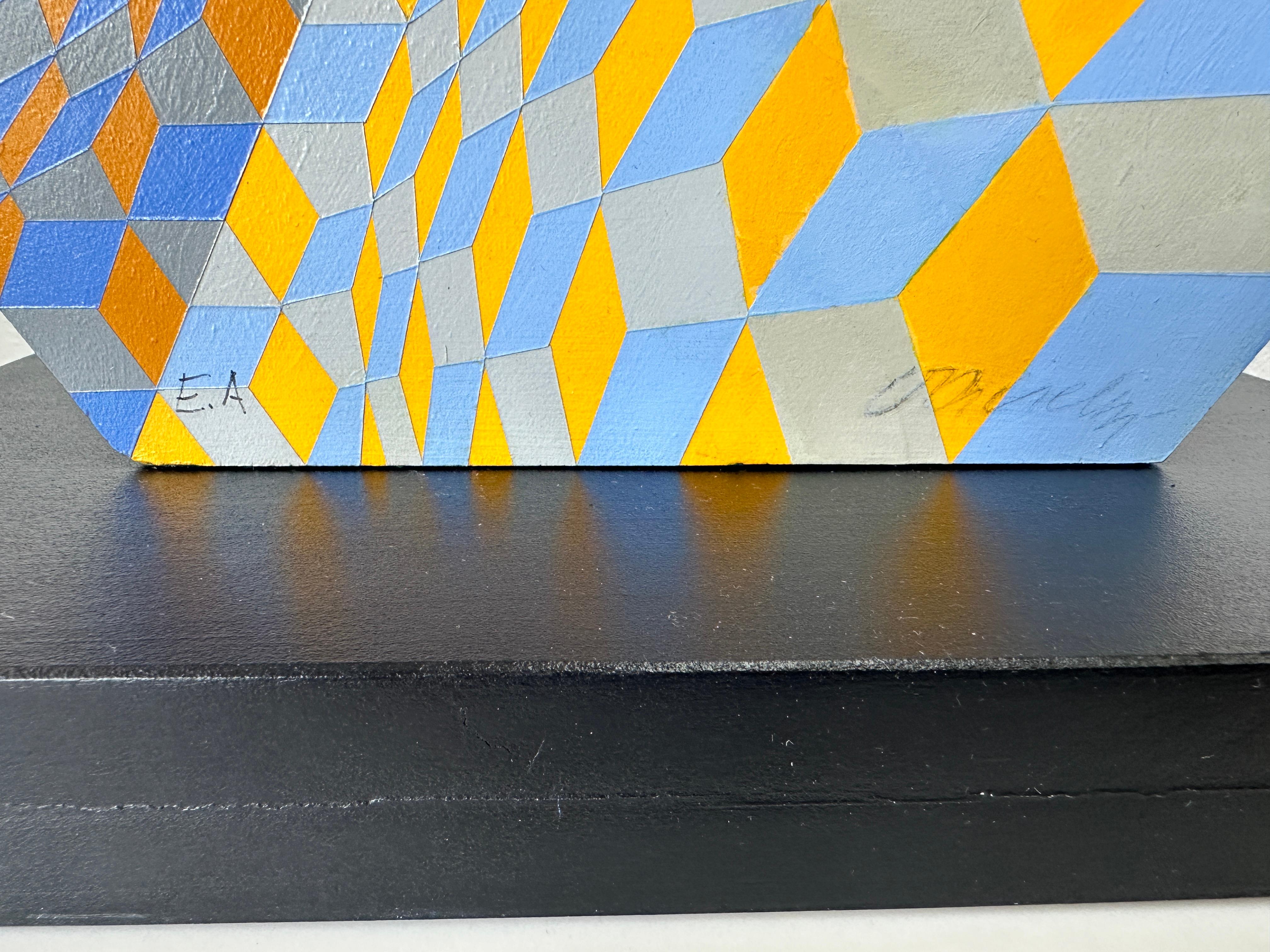 Victor Vasarely
Untitled
Acrylic on wood
27 x 15 in 
Ed. EA