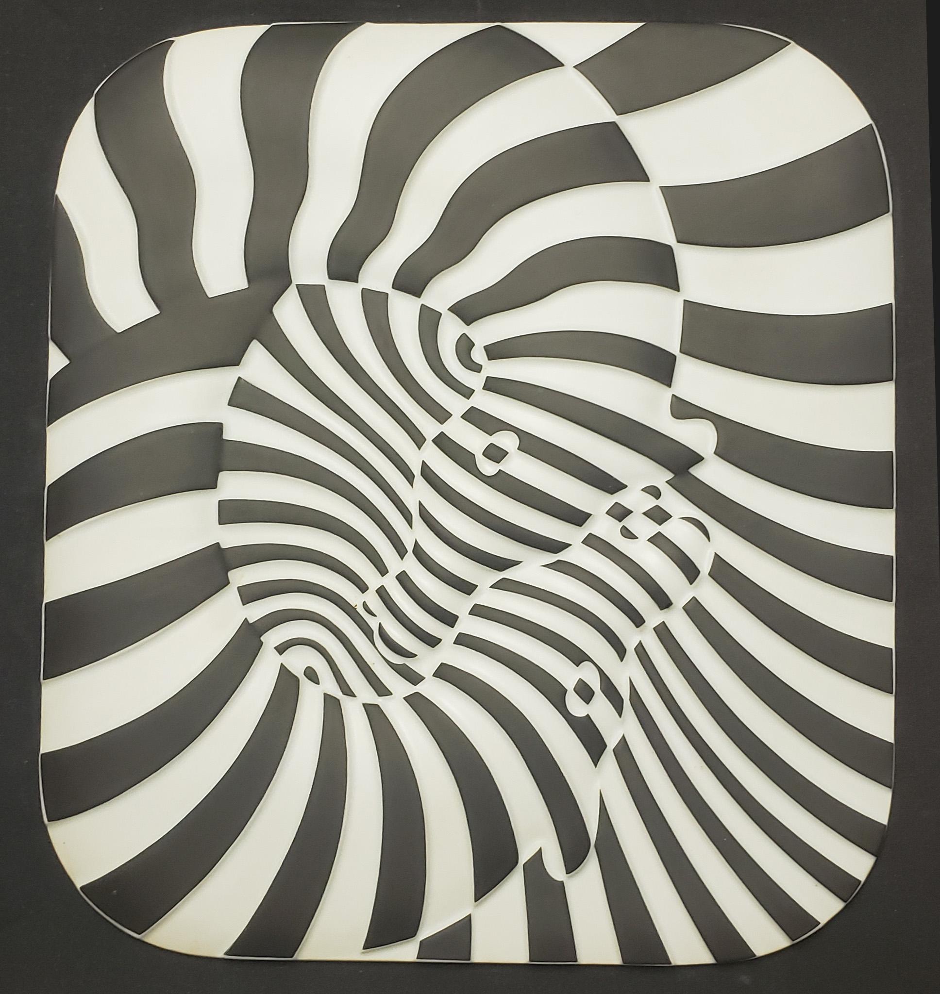 Zebra  - Sculpture by Victor Vasarely