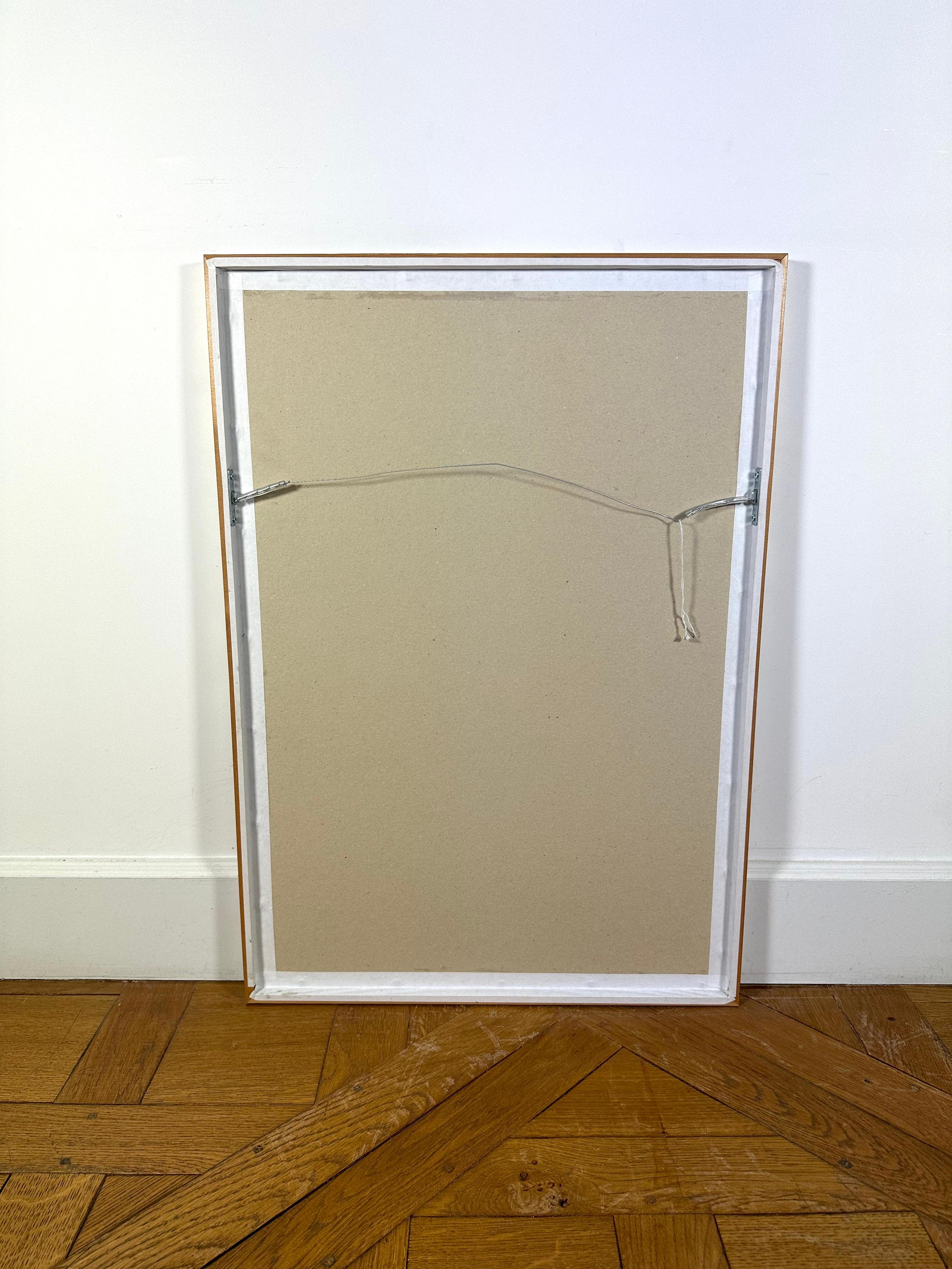 VICTOR VASARELY, sérigraphie, signée et numérotée D/57
. Taille de l'image 49 x 28,5 cm. encadrée avec un verre de protection
Bon état 
Victor Vasarely était un artiste franco-hongrois, largement considéré comme le 
