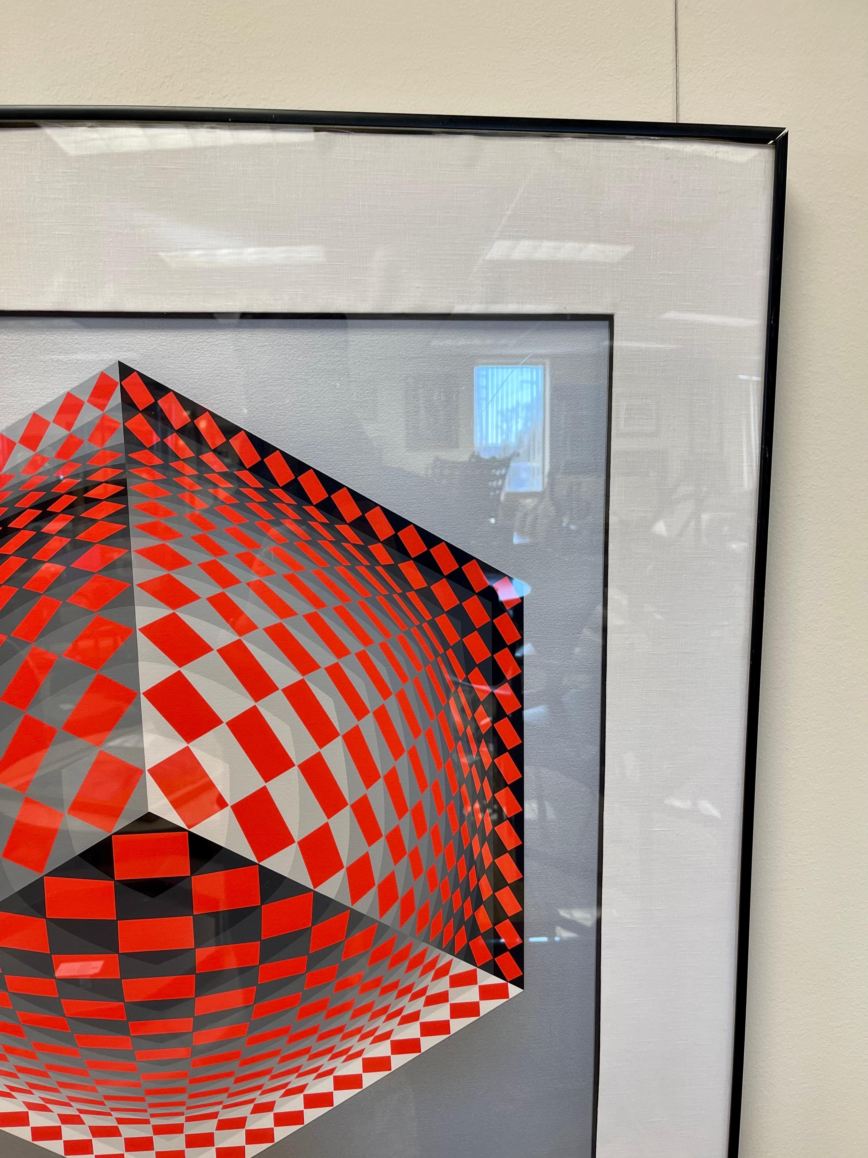 victor vasarely serigraph