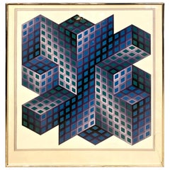 Victor Vasarely Signed and Numbered Lithograph