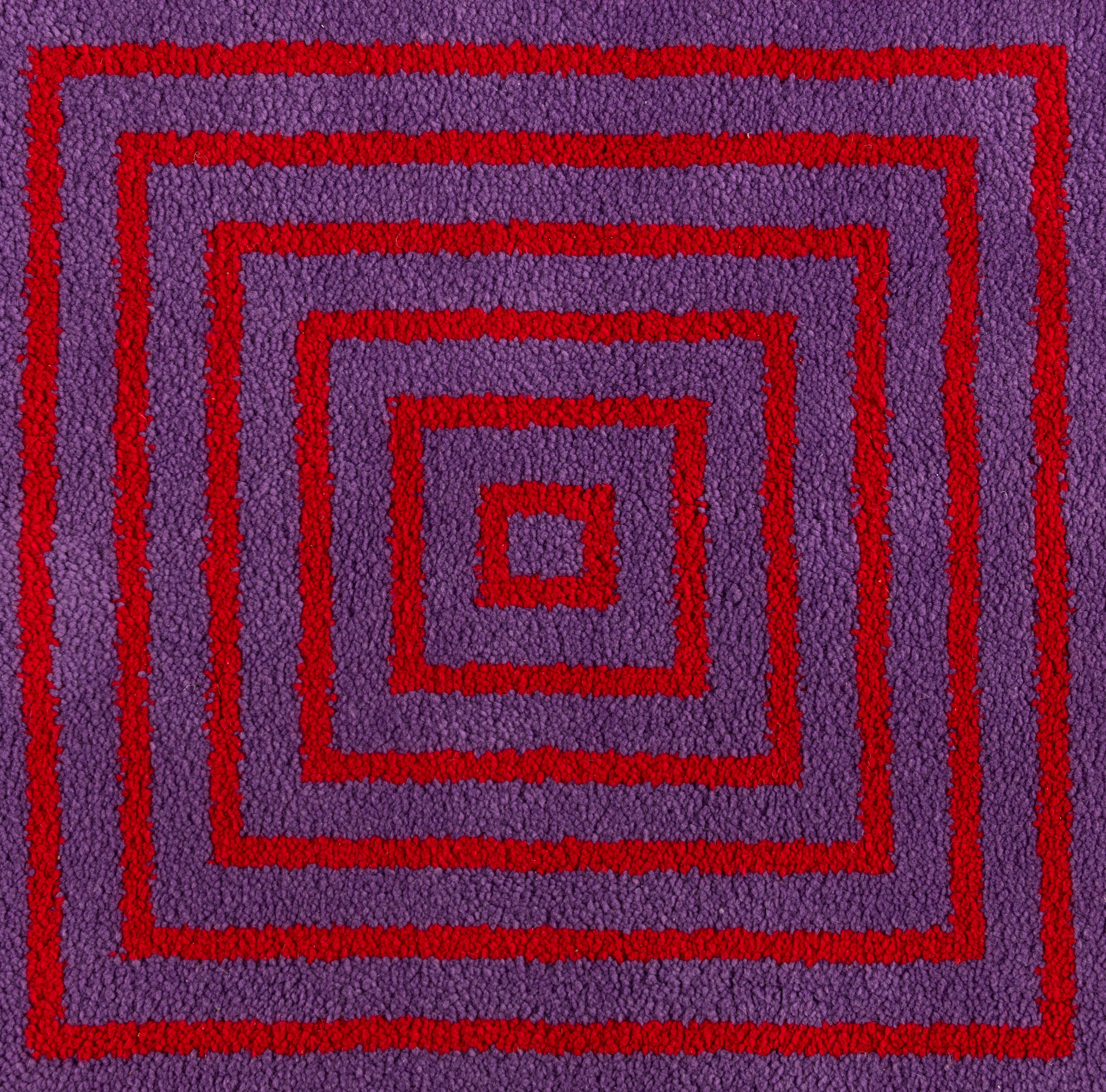 French Victor Vasarely Tapestry/Rug, 1970's Edition 9/50
