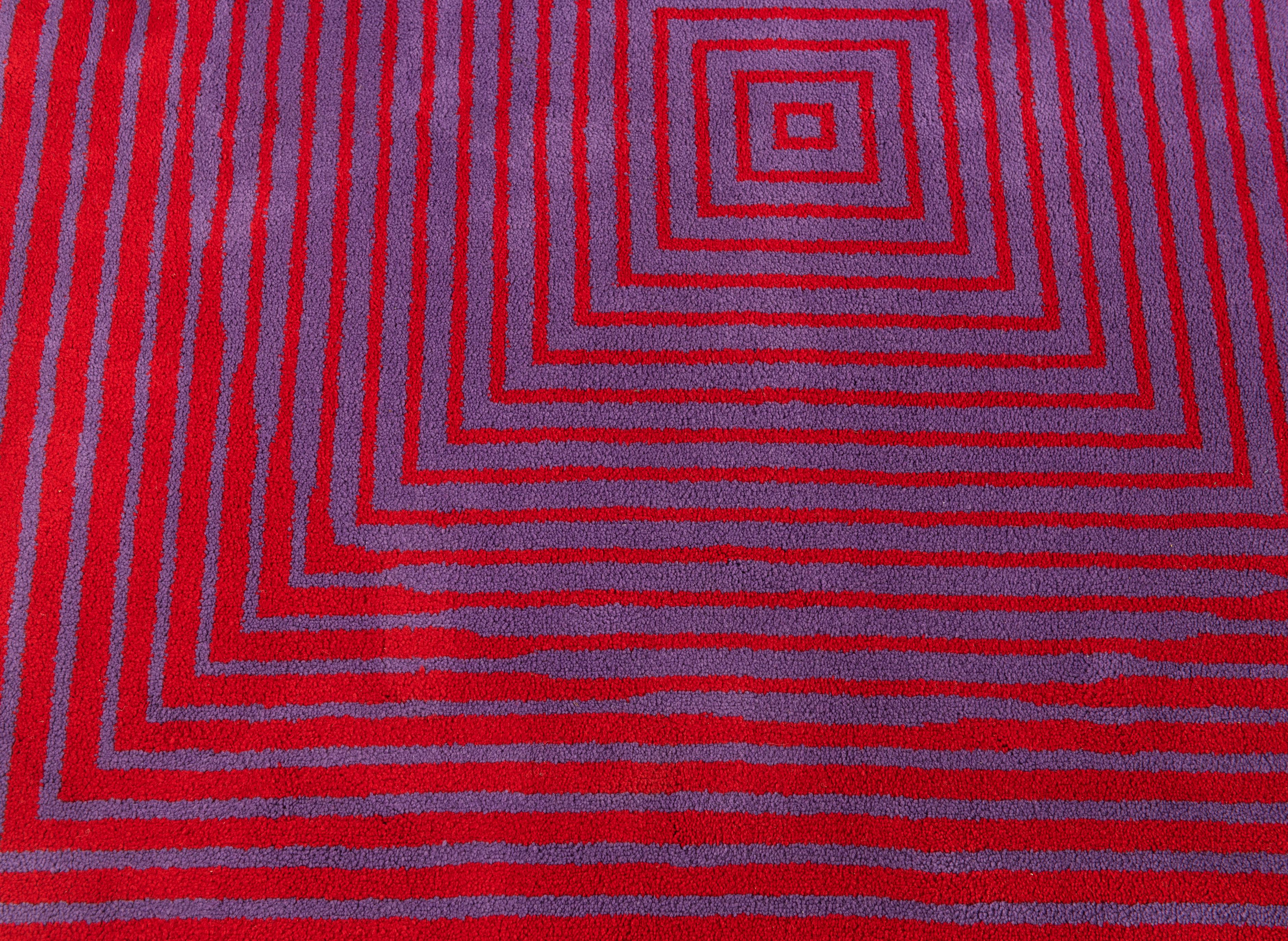 Victor Vasarely Tapestry/Rug, 1970's Edition 9/50 In Good Condition In Pawtucket, RI