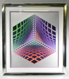 Victor Vasarely Test Tarka Lithograph