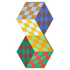 Skulptur „Tridim-Rv“ von Victor Vasarely