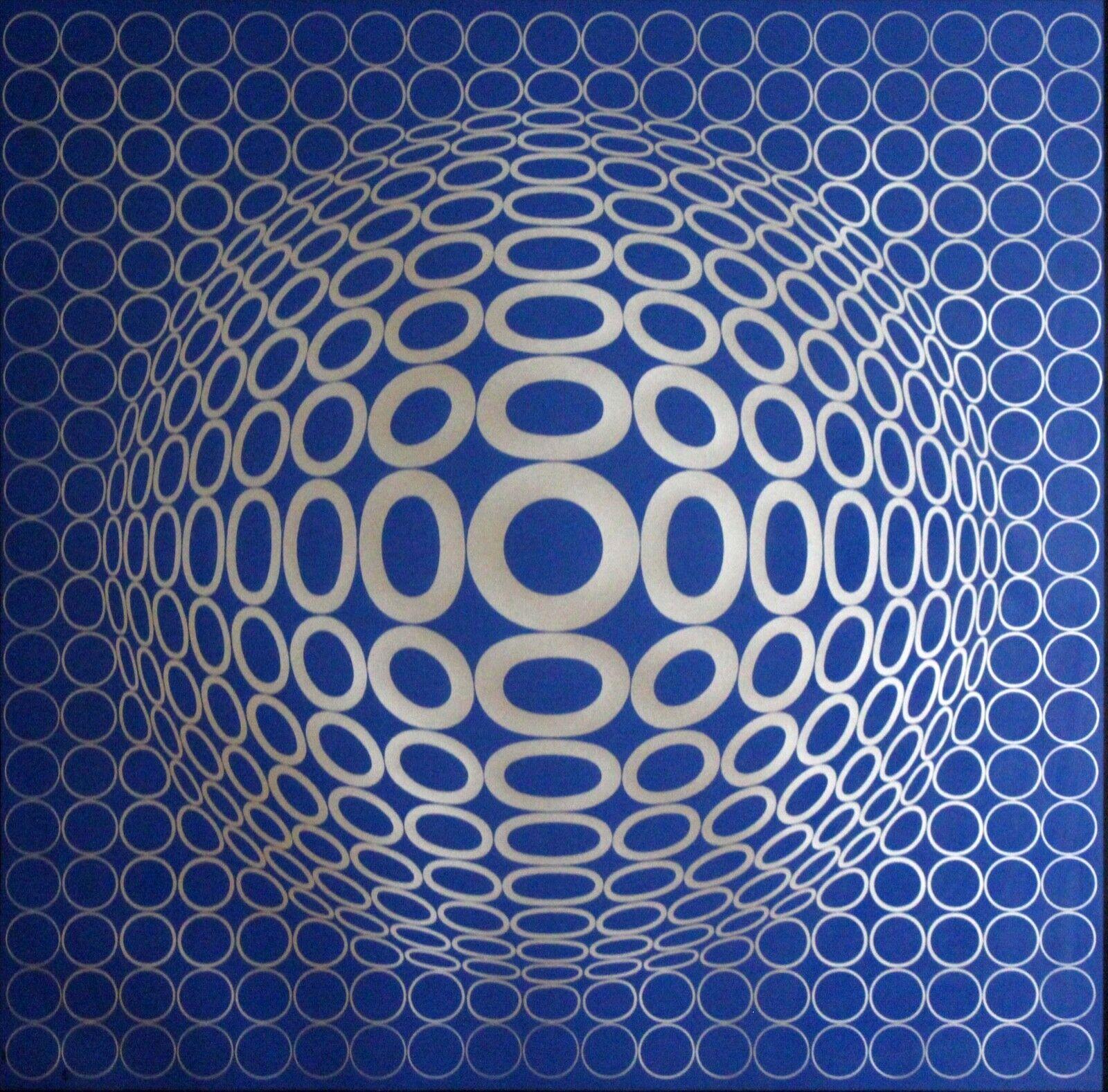 Victor Vasarely Tuz Lithograph In Good Condition In Keego Harbor, MI