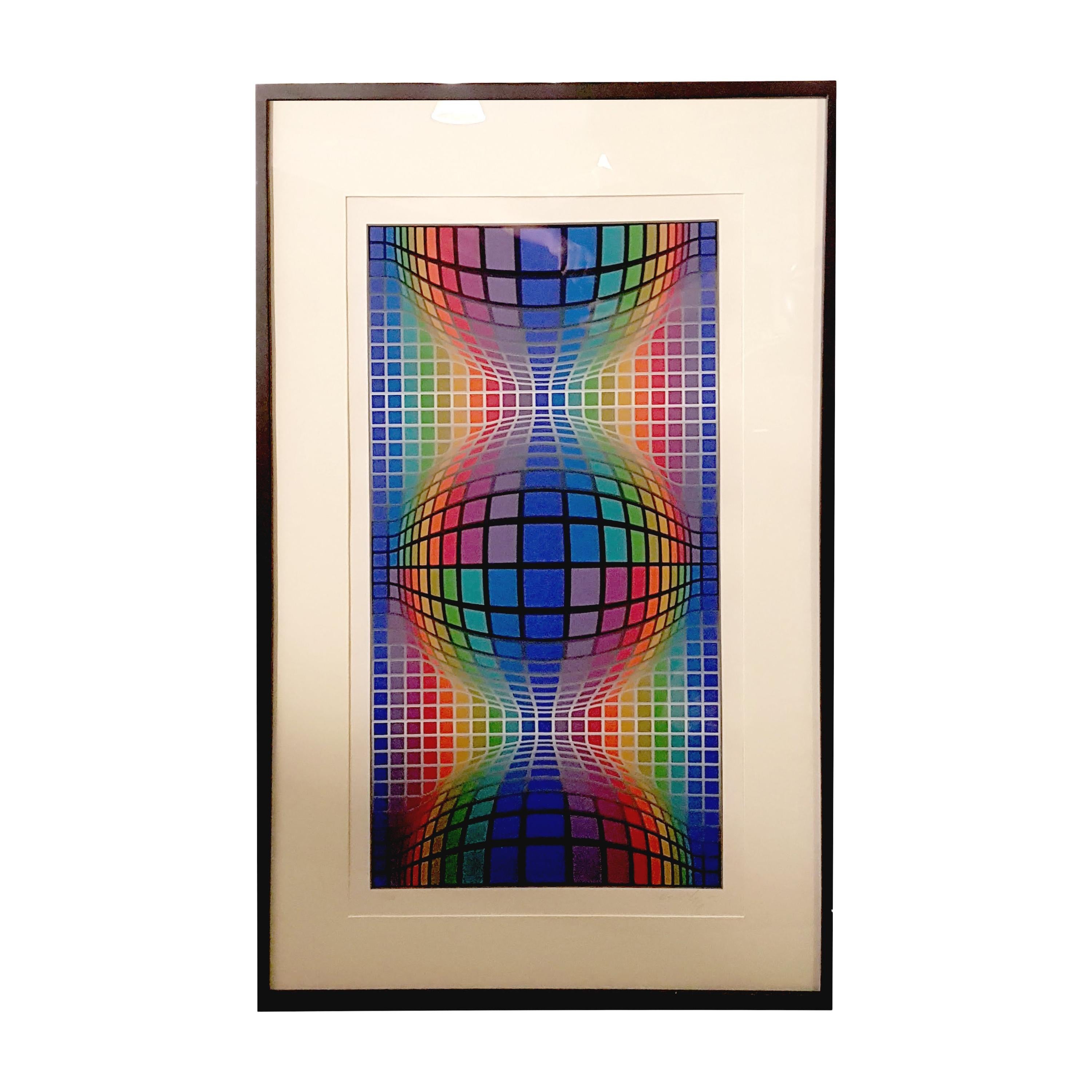 Victor Vasarely Untitled Silkscreen Print