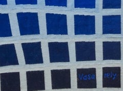 Victor Vasarely "Vp Kek" Original Hand-Woven Tapestry