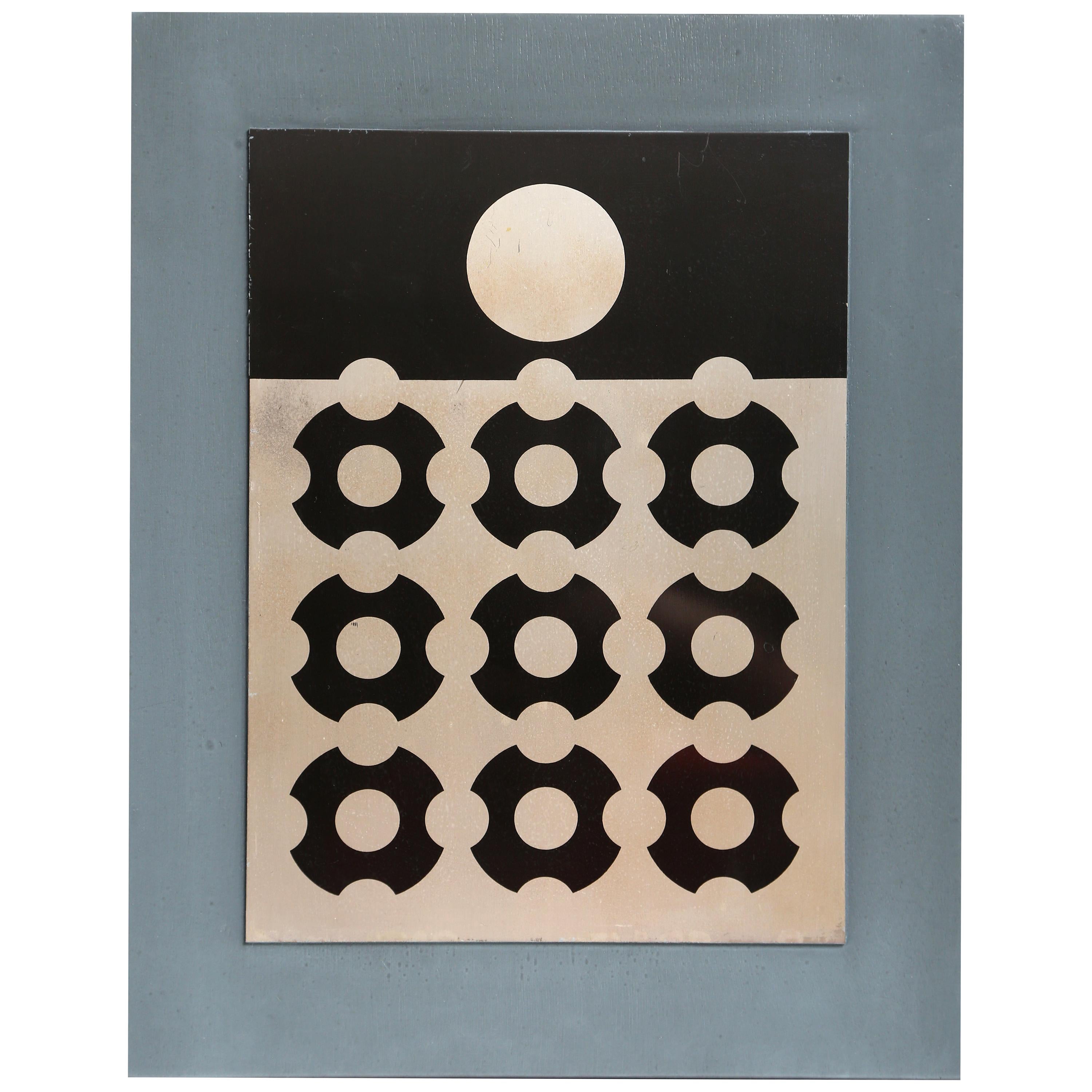 Victor Vasarely Print on Aluminum For Sale