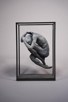 Teardrop Sculpture Resin Human Male Nude Small Art Contemporary Classic