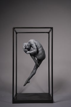 Teardrop II Sculpture Bronze Human Male Nude Small Art Contemporary Classic