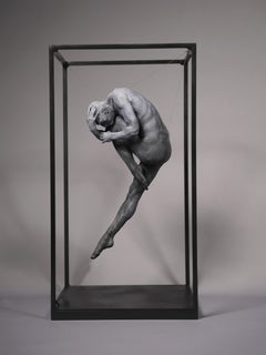 Teardrop II Sculpture Resin Human Male Nude Small Art Contemporary Classic