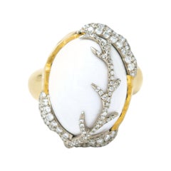 Victor Velyan White Opal Ring