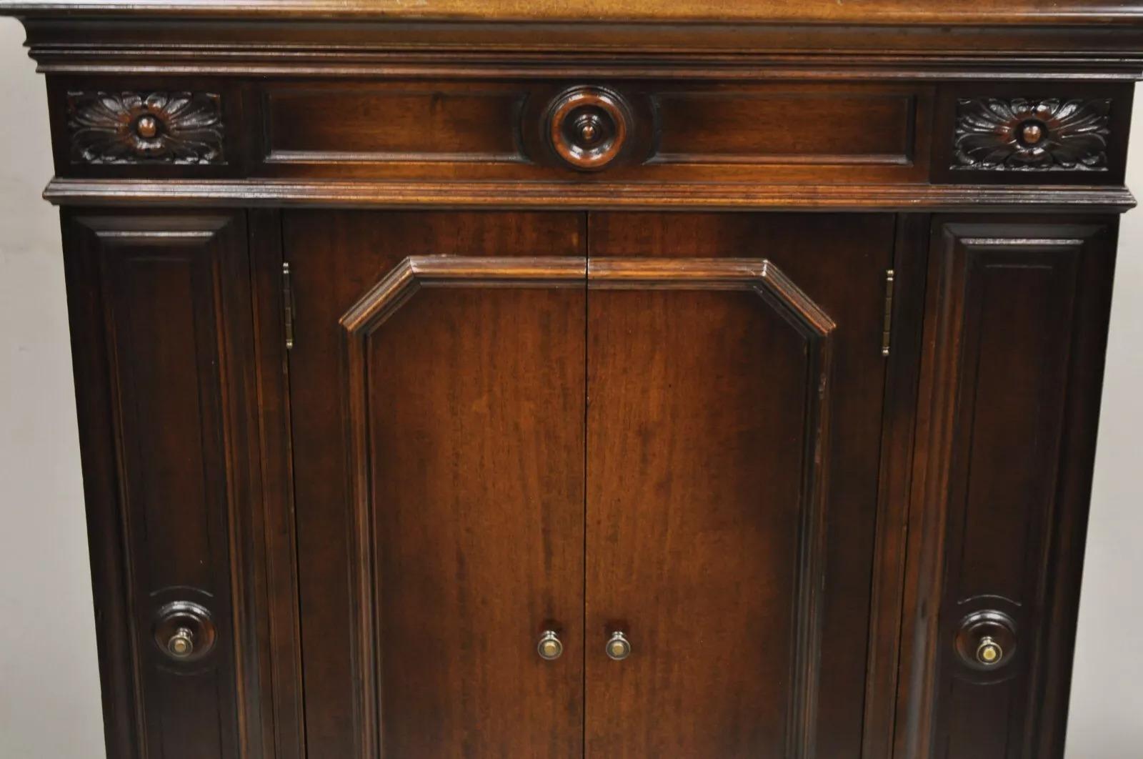 Máquina parlante Victor Victrola Tocadiscos de caoba 